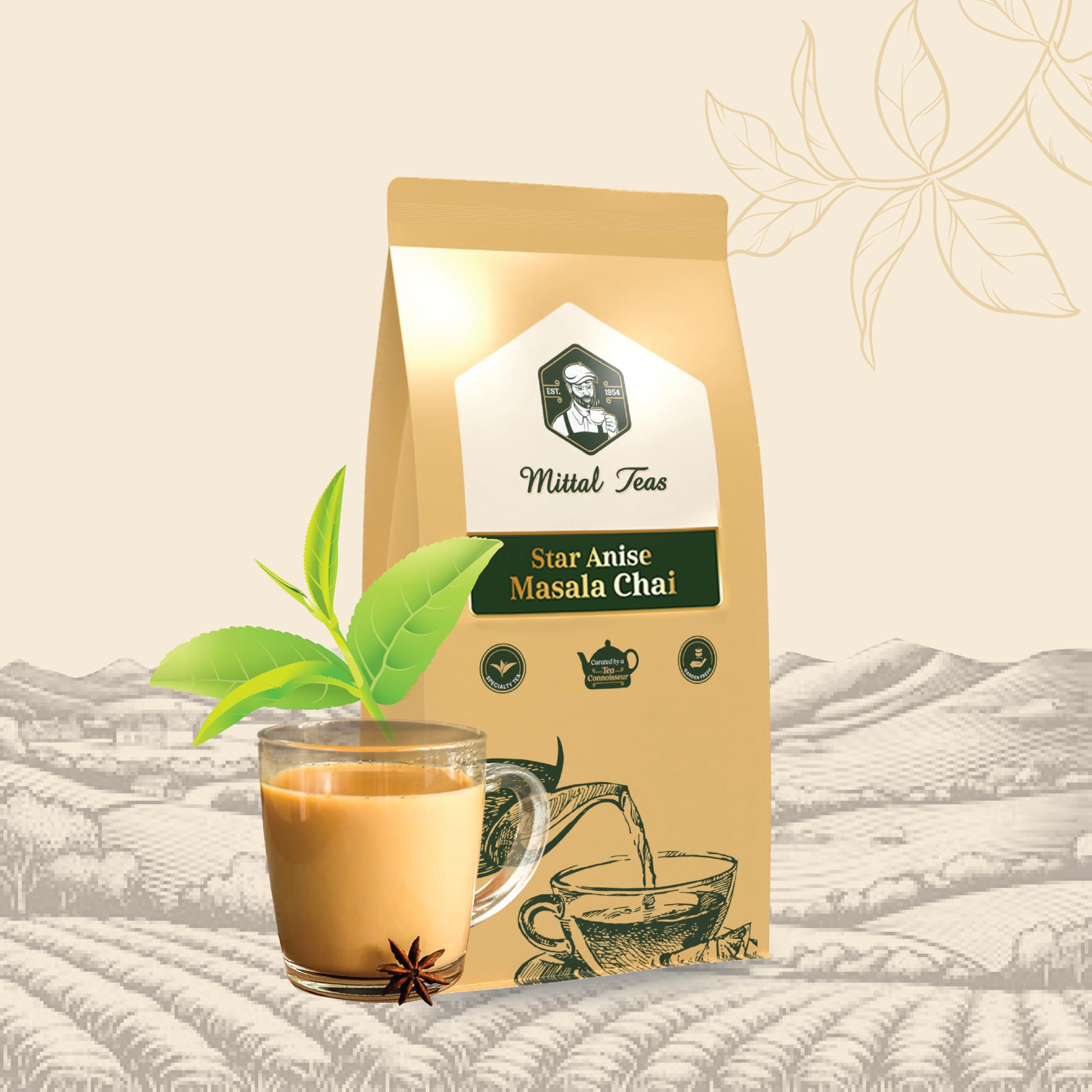 Mittal Teas Star Anise Masala Chai | Premium Spiced Indian Tea